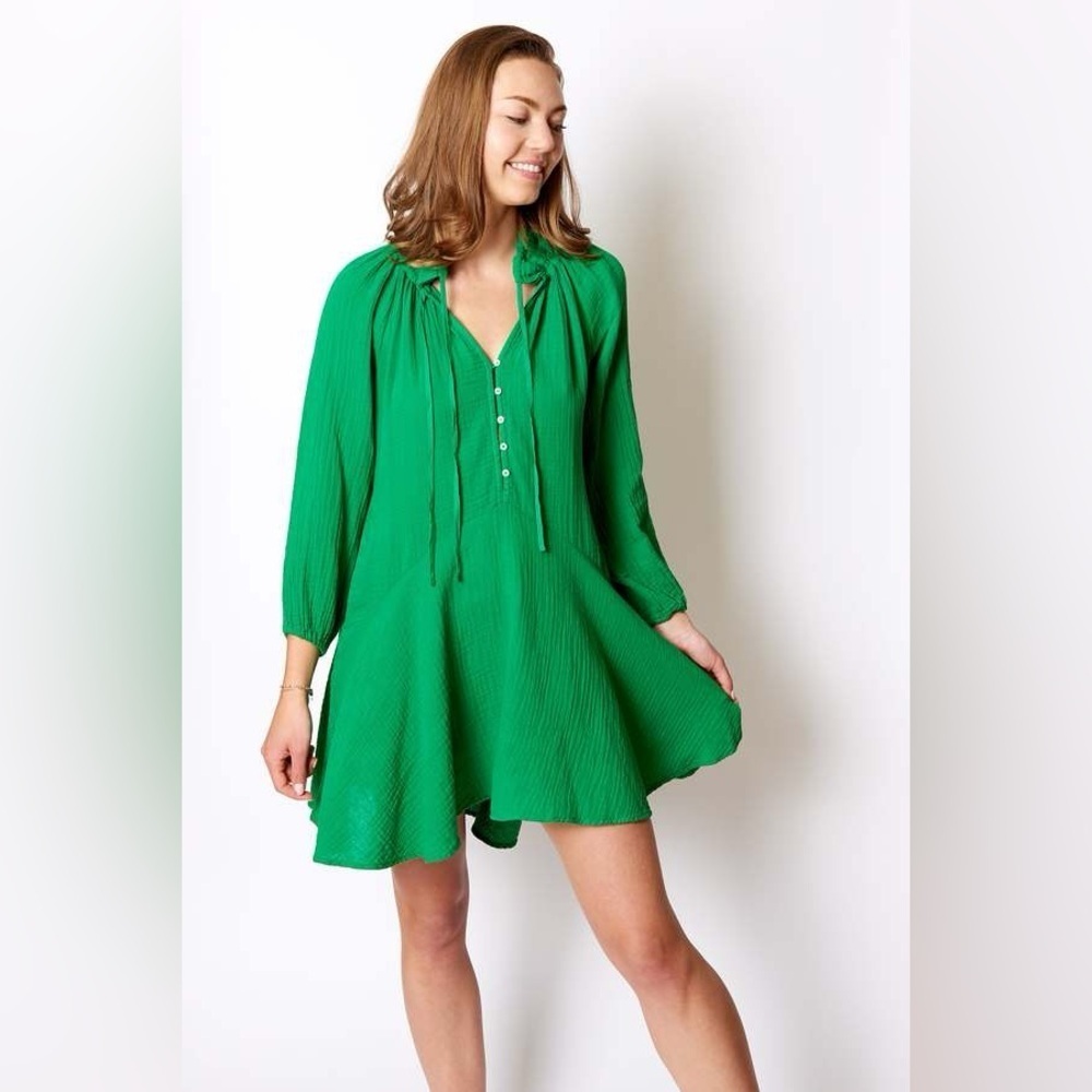 RARE XIRENA NWT LOLA DRESS in Clover— XS